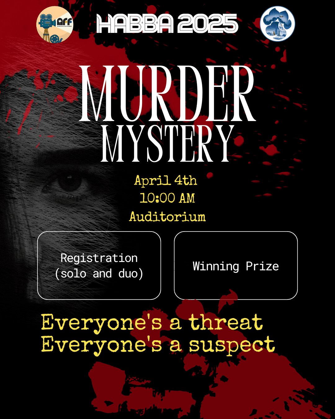 Murder Mystery Competition Poster