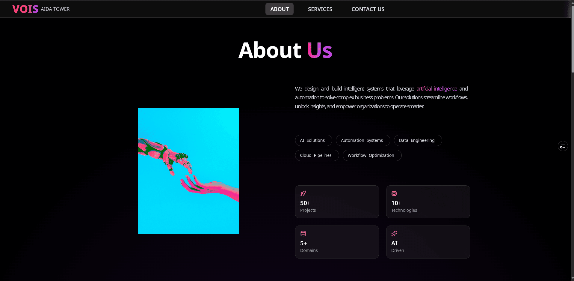 VOIS About Us Page