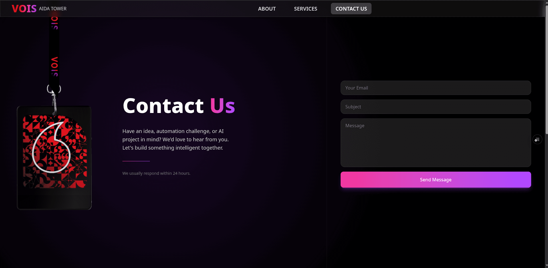 VOIS Contact Page